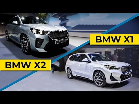 BMW X2 vs BMW X1 comparison (iX2 vs iX1) Walkaround 4K