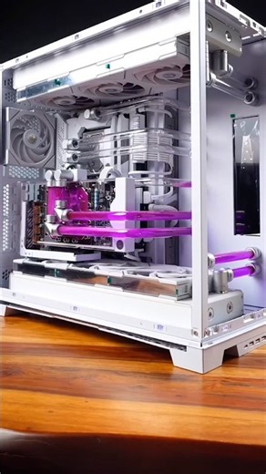 Ultimate Liquid Cooled Gaming PC Build 2026 🔥 Insane Custom Setup #gaming #shorts #viral #trending
