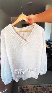 One day Easy sweater tutorial for Addi kingsize