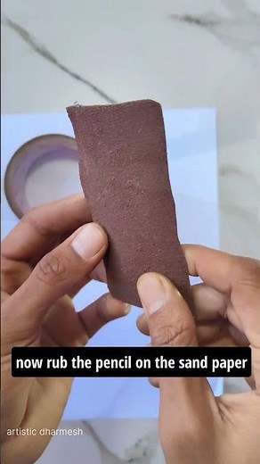 How To Make Graphite Powder At Home #shorts #drawing #youtubeshorts