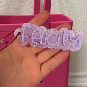 Personalized Name Keychain | Princess Jelly Glitter Acrylic | Custom Name Keychain Glitter Keychain Backpack Purse Keychain Name Tag - Etsy
