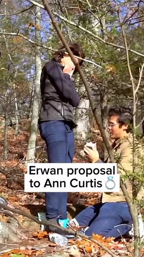 When Erman Heusaff proposed to Anne Curtis 💍 #AnneCurtis #ErmanHeusaff #proposalvideo | Kristile Mae Provz Orah-Cals