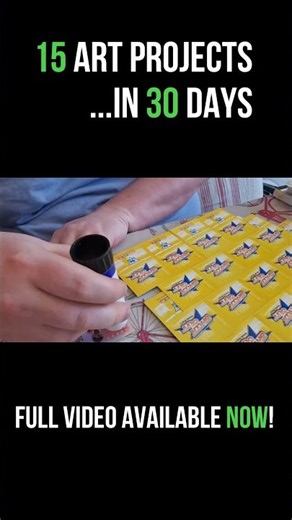 15 Pieces of Art in 31 Days! - Project 5 - Football Cards