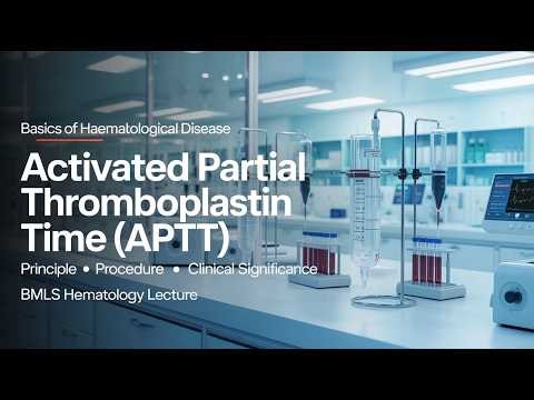 Activated Partial Thromboplastin Time (aPTT) | Principle, Procedure & Clinical Significance | BMLS