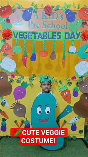 Vegetables Day Celebration at Preschool | Fun Learning Activity for Kids 🥒#VeggieFun#VegetablesDay