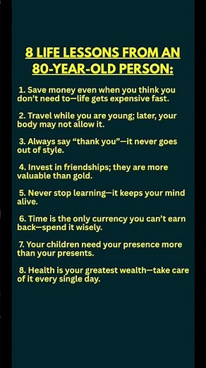8 Life Lessons From an 80-Year-Old That Will Change How You Live (Listen to This Wisdom!)