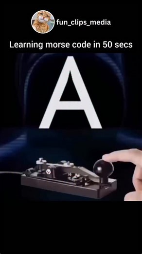 Fun Clips Media on Instagram: "In the silent waves of a telegraphic wire in 1844, a language was born that crossed borders and saved lives: Morse code. Created by Samuel Morse and Alfred Vail, it emerged as a brilliant solution for fast communication in a pre-digital era. Made up of dots and dashes representing letters and numbers, this simplified system began to weave a more connected world. The first echo of this language crossed from Washington to Baltimore with a divine question: “What hath 
