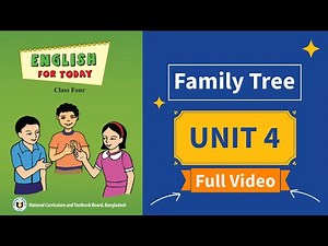 Class 4 English Unit 4 Full Video | Family Tree, Verb to be