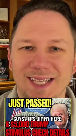 JUST PASSED! Trump's Stimulus Refund Checks for Millions of Americans, Trump Tax Cuts Medicaid SNAP#itsjimmy #breakingnews #news #trump #fyp