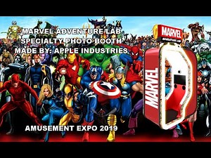 The Marvel Adventure Lab Photo Booth [Apple Industries; Amusement Expo 2019]