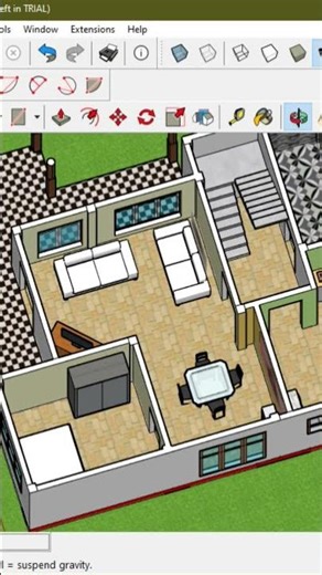 3d animation #autocad #drawing #3danimation #architecture ‪@kenuhomes‬