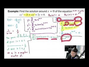 5.4.3 Indicial roots differ by an integer (Mathematics for Engineering 3)