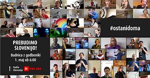 Prvomajska budnica tokrat ob odprtih oknih, balkonih in vratih