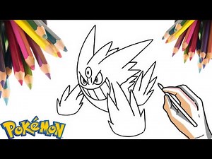 COMO DESENHAR O POKÉMON MEGA GENGAR | COMO DESENHAR O POKÉMON MEGA GENGAR
