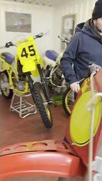 Wow, this thing is QUIRKY, probably one of the rarest dirt bikes you'll ever see! #dirtbike