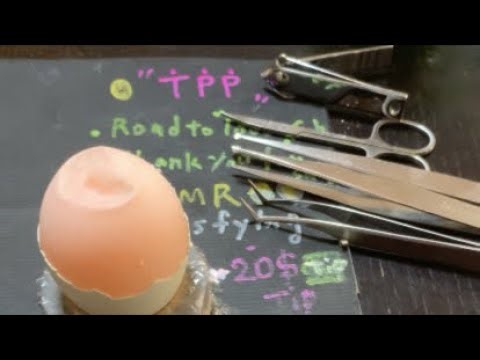raw egg peeling! alien skill！