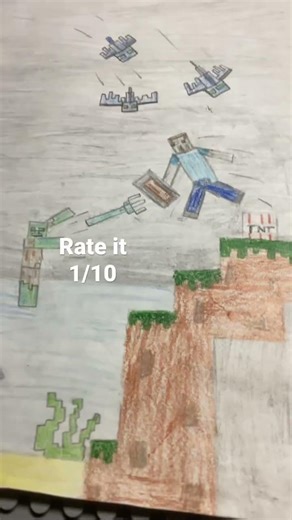 MINECRAFT world drawing!💥💥💥