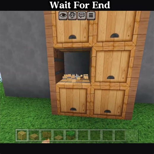How to Make a Hidden 🤫Barrel Entrance | Minecraft Tutorial😁