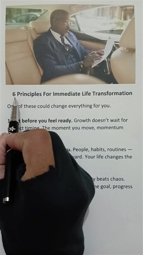 6 Principles for immediate life transformation #psychologyfacts #inspiration #motivation #selfdevelopment