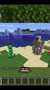 Kenapa Iron Golem tidak menyertakan Creeper? #minecraft #shorts