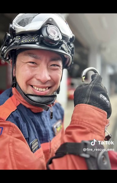 TikTokで緊急消防援助隊さんをチェック！