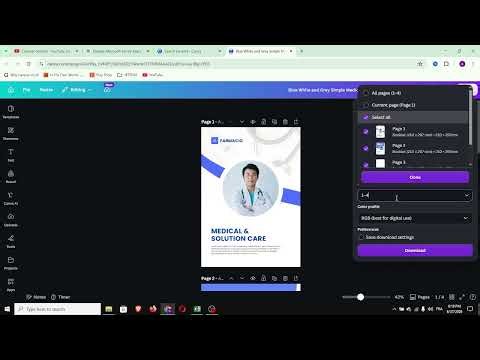 How To Print A Booklet From Canva - Step By Step