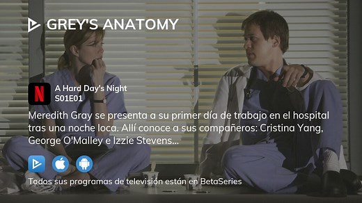 Grey's Anatomy S01E01