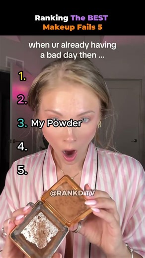 Ranking The BEST Makeup Fails 5 #shortsviral #shorts #makeup #fails