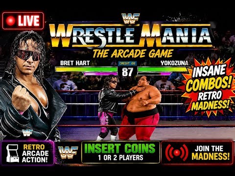 LIVE: WWF Arcade WrestleMania (1995) Retro Gameplay & Combos