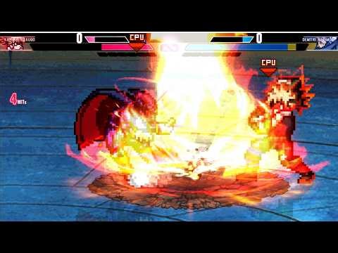 MUGEN Crossover Mayhem Kapootsi Bakugo vs Demitri & Epic CPU Fights!