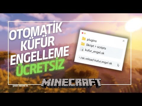 EN GELİŞMİŞ ÜCRETSİZ KÜFÜR ENGEL SCRİPT // MİNECRAFT AETHERİA PROJECT