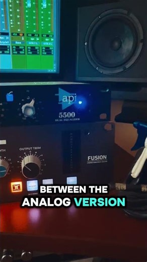 Analog vs digital the API 5500 vs the Universal Audio API plugin #mixing #audioplugins #deathmetal