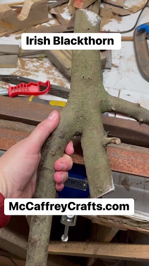 182K views · 910 reactions | How to make a shillelagh step 1 #handmade #irish #crafts | McCaffrey Crafts | Facebook