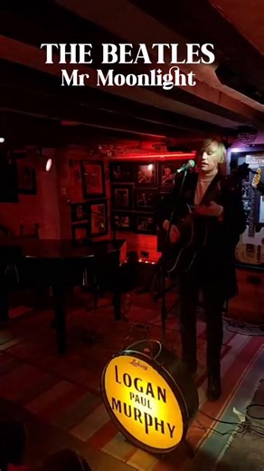 THE BEATLES :- Mr Moonlight Written By ROY LEE JOHNSON Live Acoustic Guitar Cover By LOGAN PAUL MURPHY ❤️💙 #thebeatles #johnlennon #acousticcovers #loganpaulmurphy | Logan Paul Murphy Music