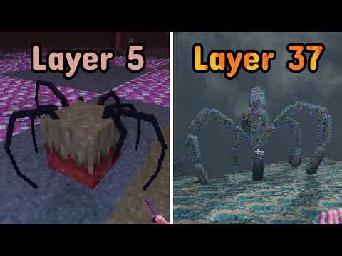 Trying to get to THE BOTTOM OF THE WORLD in Lucid Blocks