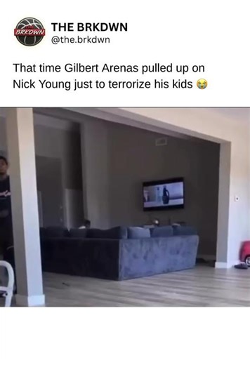 Gilbert Arenas Pulling Up to Nick Young’s House Was Pure Chaos #nba #gilbertarenas #nickyoung #lol