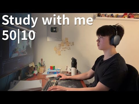 16 days until exams 💔 Y13 Lock In (50|10 study with me)