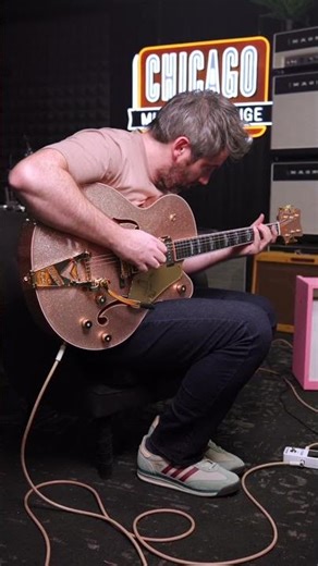 CHAMPAGNE SPARKLE Master Built Gretsch Guitar!