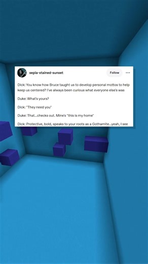 tim drake’s motto 😂