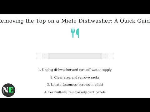 How To Remove The Top On A Miele Dishwasher – Step-By-Step Access Guide