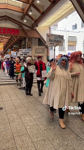 WorldCosplaySummit Parade at Osu Kannon | WCS 2024