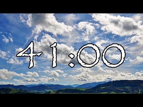 41 Minute Timer | Sky Clouds | NO Music