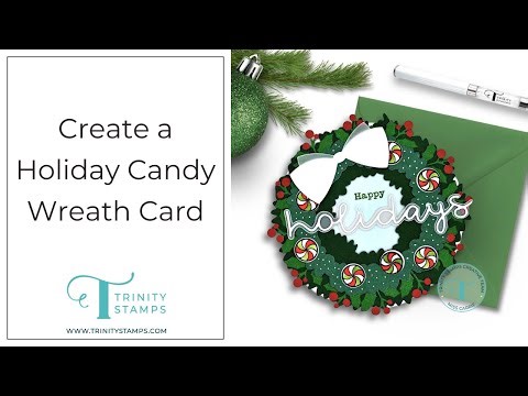 Create a Candy Holiday Wreath with ‪@MissCarriesCreations‬