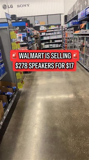 273K views · 1K reactions | Walmart discounted these $278 speakers for only $17  Keep in mind not every store is going to have this deal  If you want to find deals like these the moment they happen, comment “JOIN” and i’ll invite you to our FREE Discord group  | Retail World | Facebook