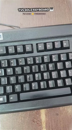Refurbished mechanical TVS gold USB keyboard 🎹 (7982865583) || #skcomputer #ytshorts.