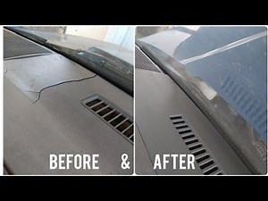 How to repair a cracked dash (cheap)