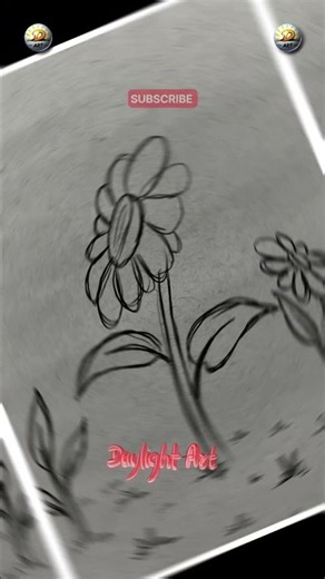 Let's draw a beautiful flower. 🥰