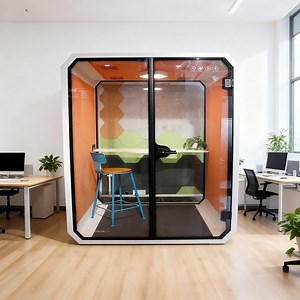 [Hot Item] Prefabricated House Portable Office Container Vessel House Soundproof Office Pod