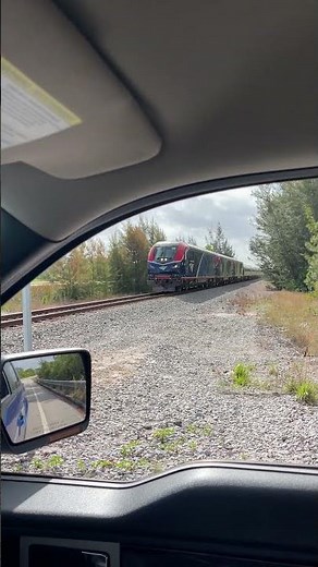 Amtrak Silver Meteor Crossing Airport Access Road Palm Beach County April 5, 2025 With 3 ALC42s