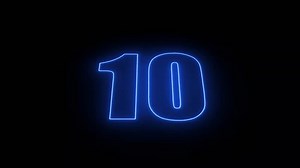Glowing Neon Light Countdown Timer Animation Stock Footage Video (100% Royalty-free) 1110527373 | Shutterstock